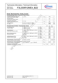 F3L300R12ME4B22BOSA1 Datasheet Page 3