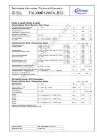 F3L300R12ME4B22BOSA1 Datasheet Page 4