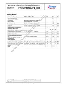 F3L300R12ME4B22BOSA1 Datasheet Page 5