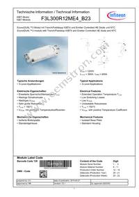 F3L300R12ME4B23BOSA1 Datasheet Cover