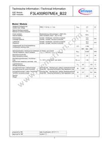 F3L400R07ME4B22BOSA1 Datasheet Page 5