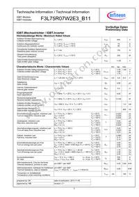 F3L75R07W2E3B11BOMA1 Datasheet Page 2