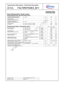 F3L75R07W2E3B11BOMA1 Datasheet Page 3