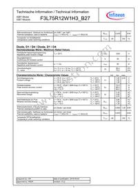 F3L75R12W1H3B27BOMA1 Datasheet Page 3