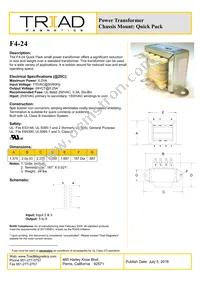 F4-24 Datasheet Cover