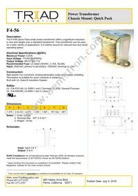 F4-56 Datasheet Cover