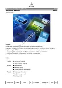 F4052 Datasheet Cover