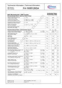 F4100R12KS4BOSA1 Datasheet Cover