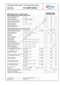 F450R12KS4BOSA1 Datasheet Cover