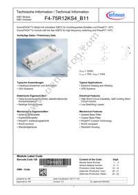 F475R12KS4B11BOSA1 Datasheet Cover