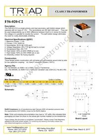 F56-020-C2 Datasheet Cover