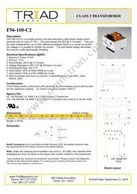 F56-110-C2 Datasheet Cover