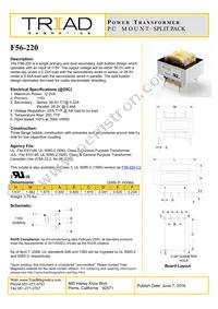 F56-220 Datasheet Cover