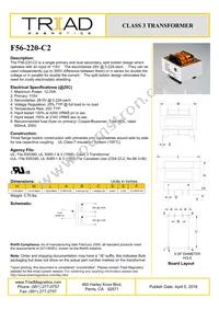 F56-220-C2 Datasheet Cover