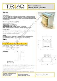 F6-12 Datasheet Cover