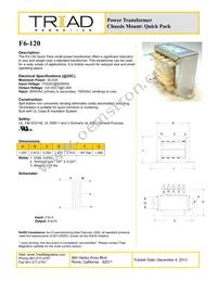 F6-120 Datasheet Cover