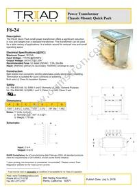 F6-24 Datasheet Cover