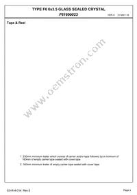 F61600023 Datasheet Page 6