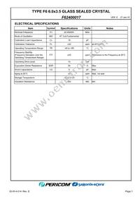 F62400017 Datasheet Page 3