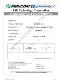 F62500047 Datasheet Cover