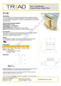 F7-20 Datasheet Cover