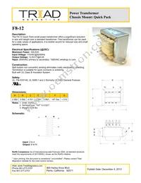 F8-12 Datasheet Cover