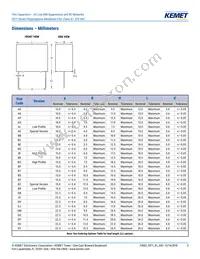 F871DO474M330Z Datasheet Page 3