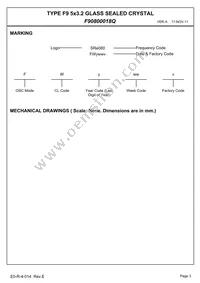 F90800018Q Datasheet Page 5