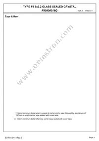 F90800018Q Datasheet Page 6