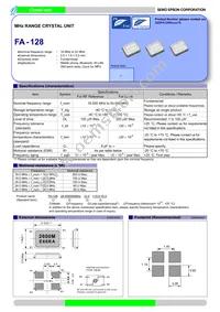 FA-128 40.0000MF10Z-AC3 Datasheet Cover