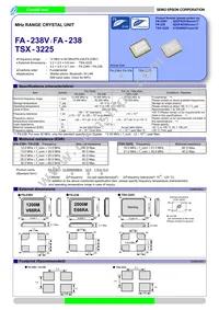 FA-238 40.0000MB-K3 Datasheet Cover