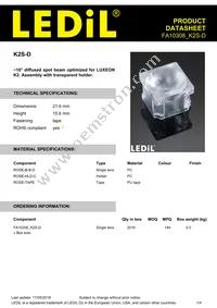 FA10308_K2S-D Datasheet Cover