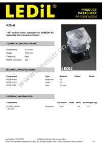 FA10309_K2S-M Datasheet Cover