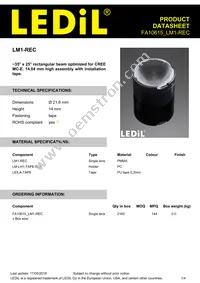 FA10615_LM1-REC Datasheet Cover