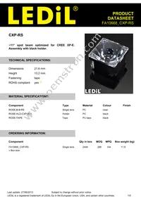 FA10668_CXP-RS Datasheet Cover