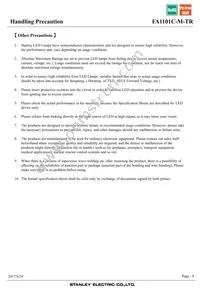 FA1101C-M-TR Datasheet Page 8