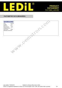 FA11060_LS5-RS Datasheet Page 3