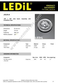FA11948_JULIA-A Datasheet Cover