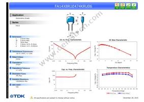 FA14X8R1E474KRU06 Datasheet Cover