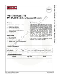 FAN1539BMPX Datasheet Cover