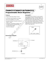 FAN431LZXA Datasheet Cover
