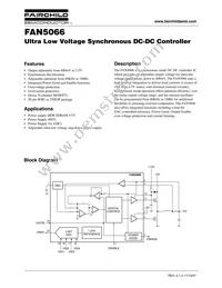 FAN5066M Datasheet Cover