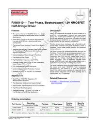 FAN5110MX Datasheet Cover