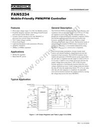 FAN5234MTC Datasheet Cover