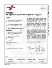 FAN53565UC03X Datasheet Cover