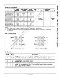 FAN53601AUC105X Datasheet Page 2