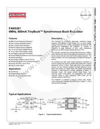 FAN5361UC12X Datasheet Cover