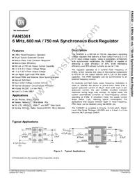 FAN5361UMP123X Datasheet Cover