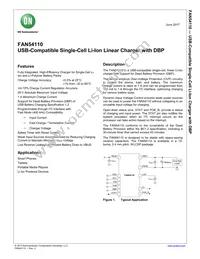 FAN54110UCX Datasheet Cover