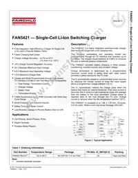 FAN5421BUCX Datasheet Page 2